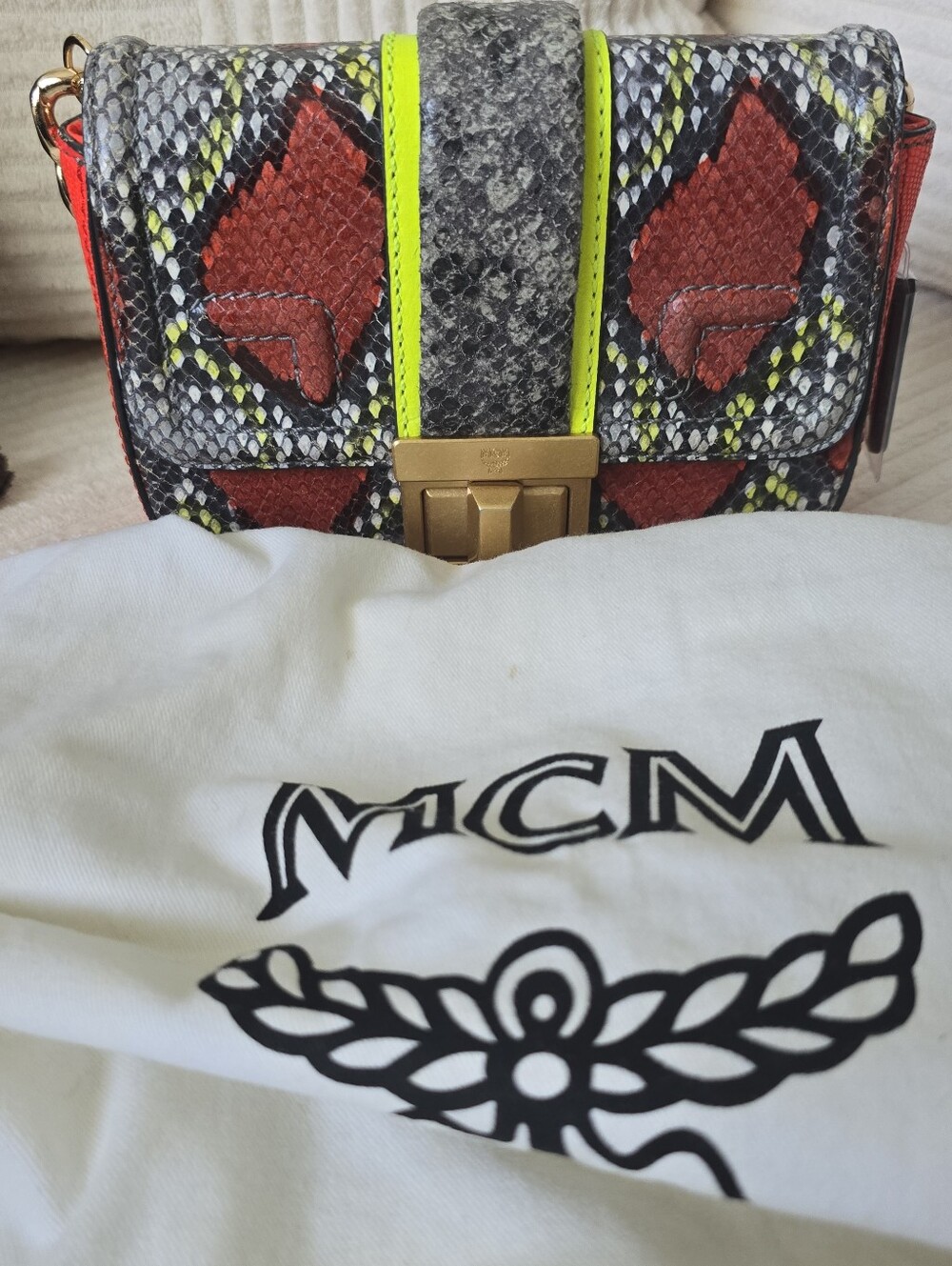 MCM Multi Python Shoulder bag